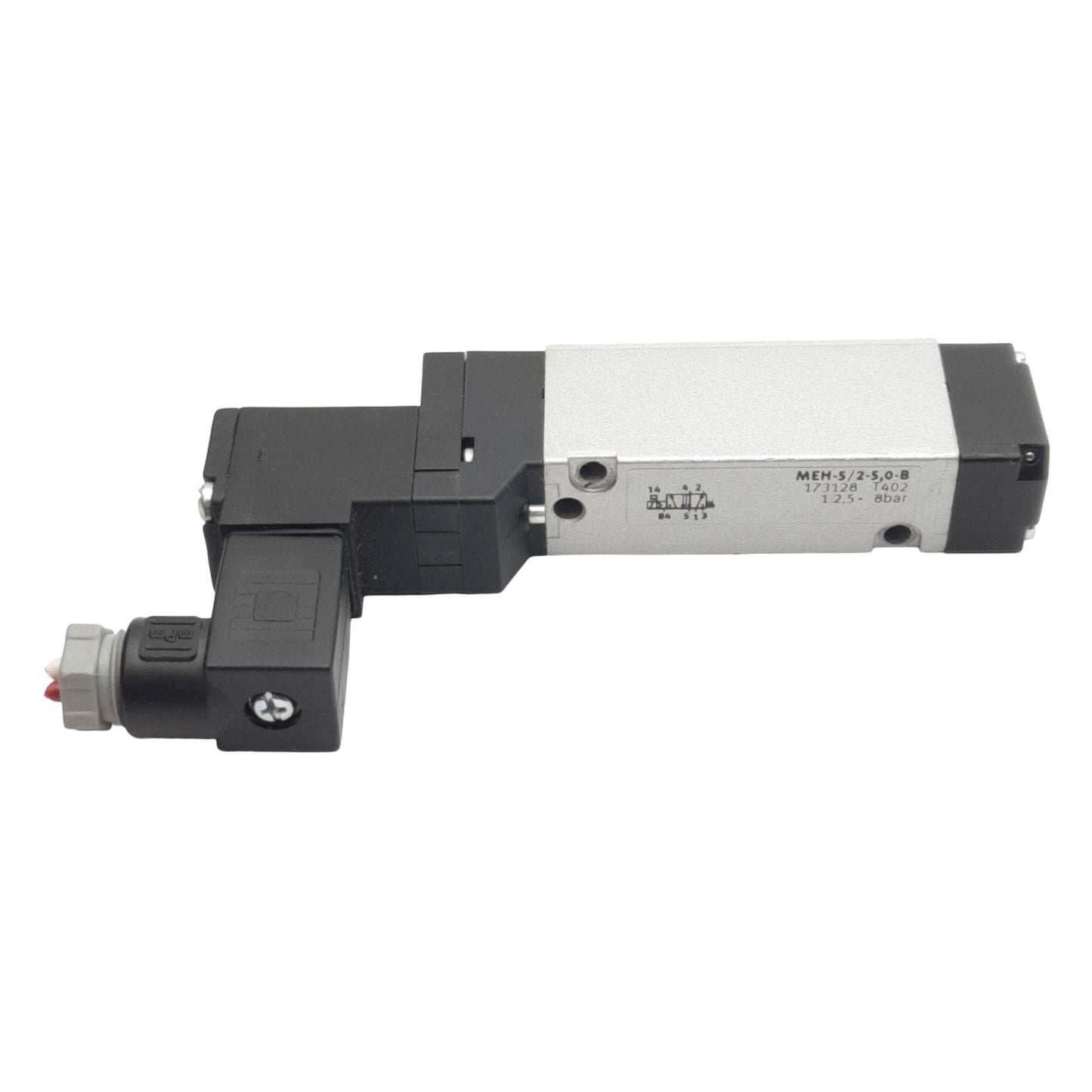 Used Festo MEH-5/2-5,0-B Solenoid Valve, 5/2 Monostable, 2.5-8bar, 24VDC Coil