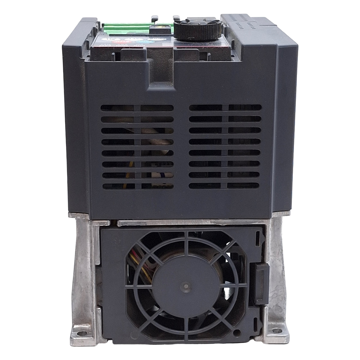Used Mitsubishi FR-D720S-070-NA VFD, 1Ø 200-240VAC In, 3Ø 200-240VAC 1.5kW Out, 400Hz