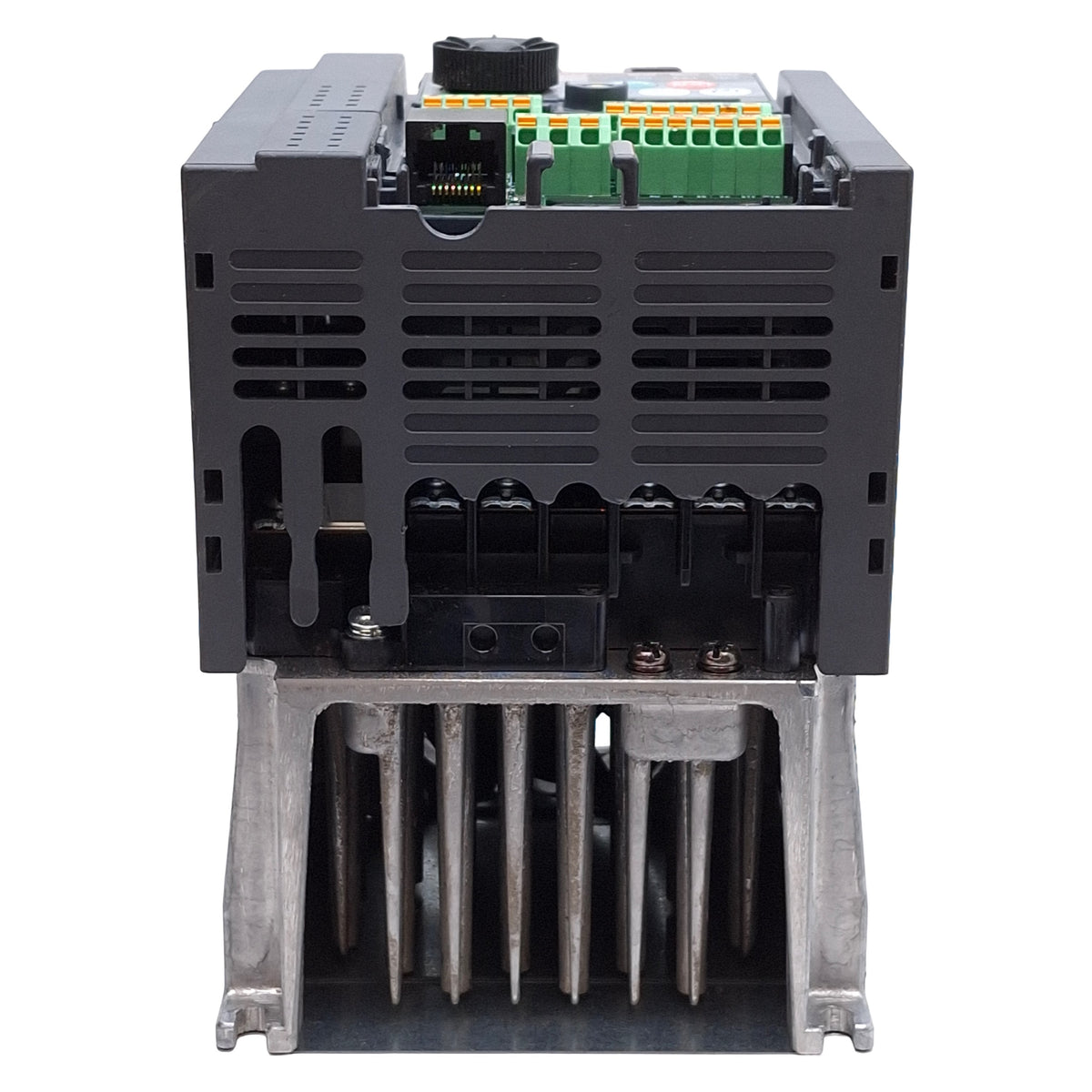 Used Mitsubishi FR-D720S-070-NA VFD, 1Ø 200-240VAC In, 3Ø 200-240VAC 1.5kW Out, 400Hz