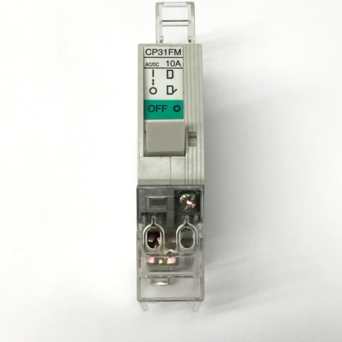 Used Fuji CP31FM/10K Circuit Breaker 1-Pole, Medium Delay Trip, 10A, 240VAC/60VDC