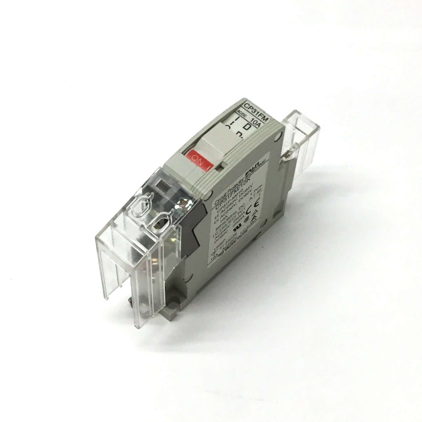 Used Fuji CP31FM/10K Circuit Breaker 1-Pole, Medium Delay Trip, 10A, 240VAC/60VDC