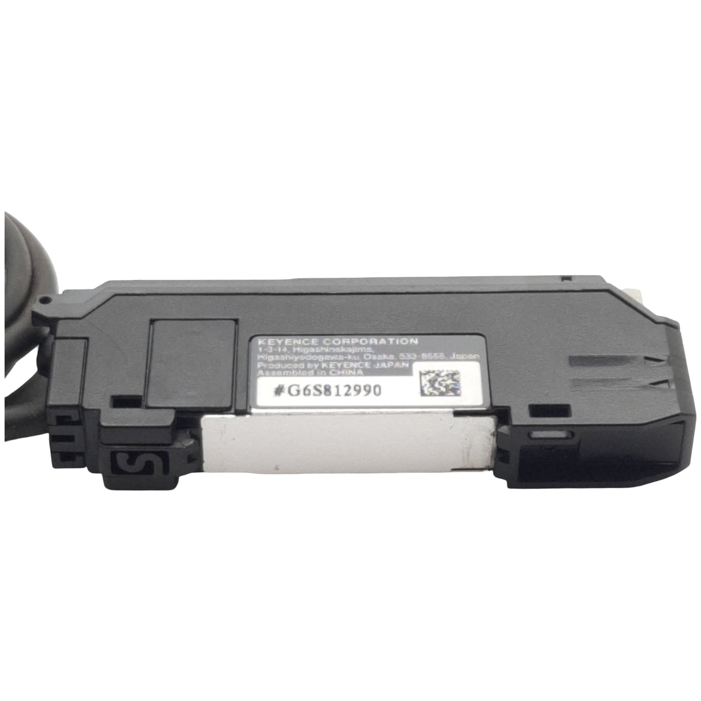 Used Keyence FS-V33 Fiber Optic Amplifier, 2 NPN, 12-24VDC In, 24V 100mA Out, Red LED