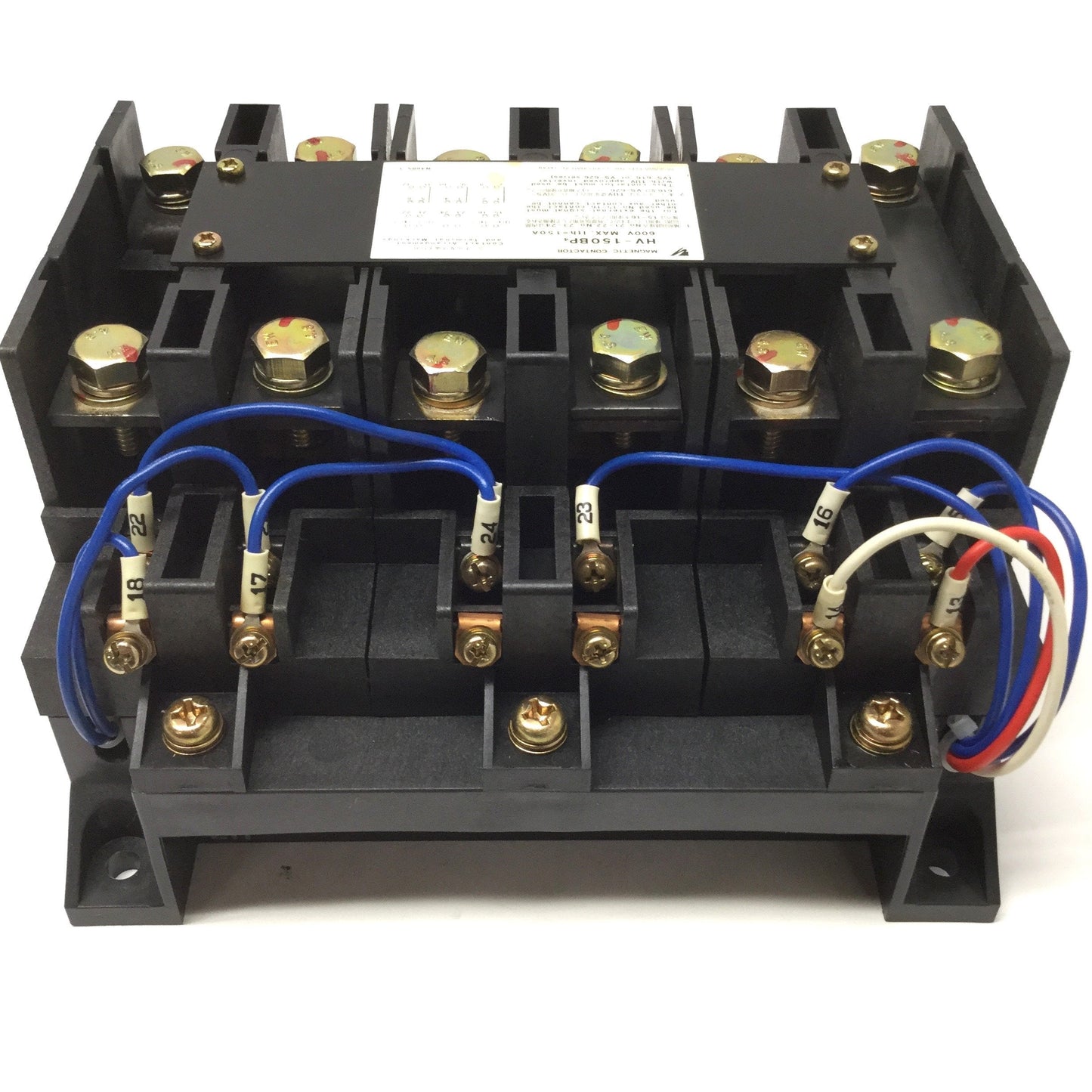 Used Yaskawa HV-150BP4 Magnetic Contactor for IPM Motor Inverter 150A 600VAC, 3NO-3NC
