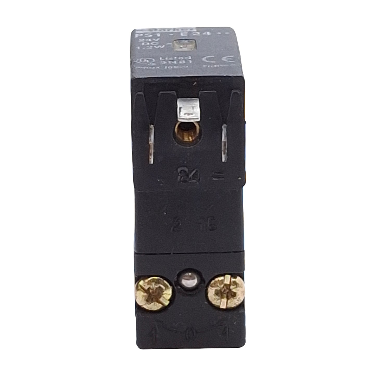 Used Parker PS1-E24 Solenoid Valve Coil, 24VDC 1.2W, Straight Blade, DIN 43650 Form C