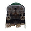Used Allen Bradley 800T-D1A Green Momentary Mushroom Head Pushbutton 1NC+1NO 600VAC