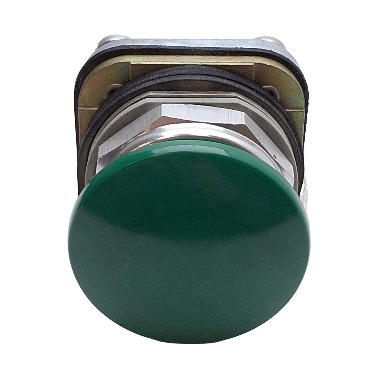 Used Allen Bradley 800T-D1A1 Green Momentary Mushroom Head Pushbutton 1NC+1NO 600VAC