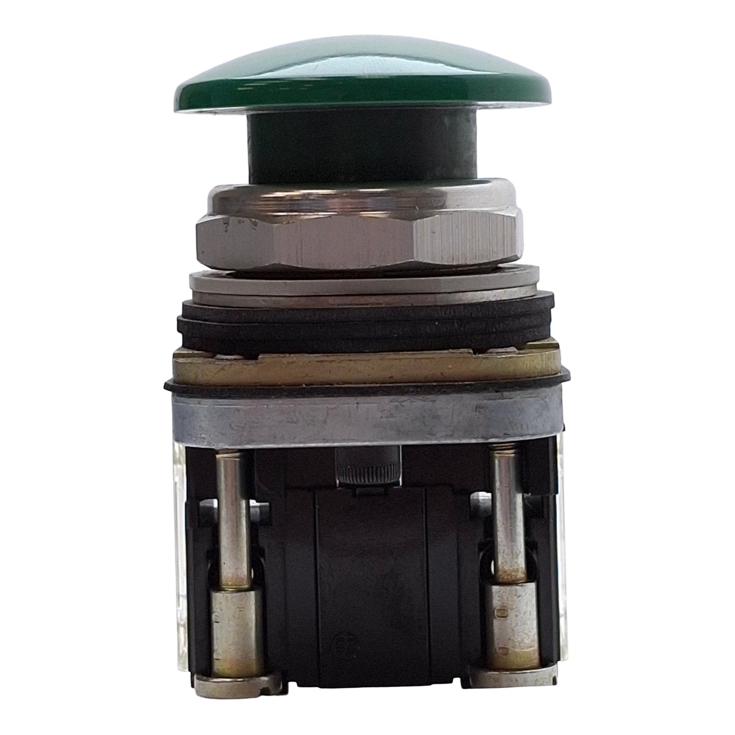 Used Allen Bradley 800T-D1A1 Green Momentary Mushroom Head Pushbutton 1NC+1NO 600VAC