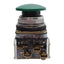 Used Allen Bradley 800T-D1A1 Green Momentary Mushroom Head Pushbutton 1NC+1NO 600VAC