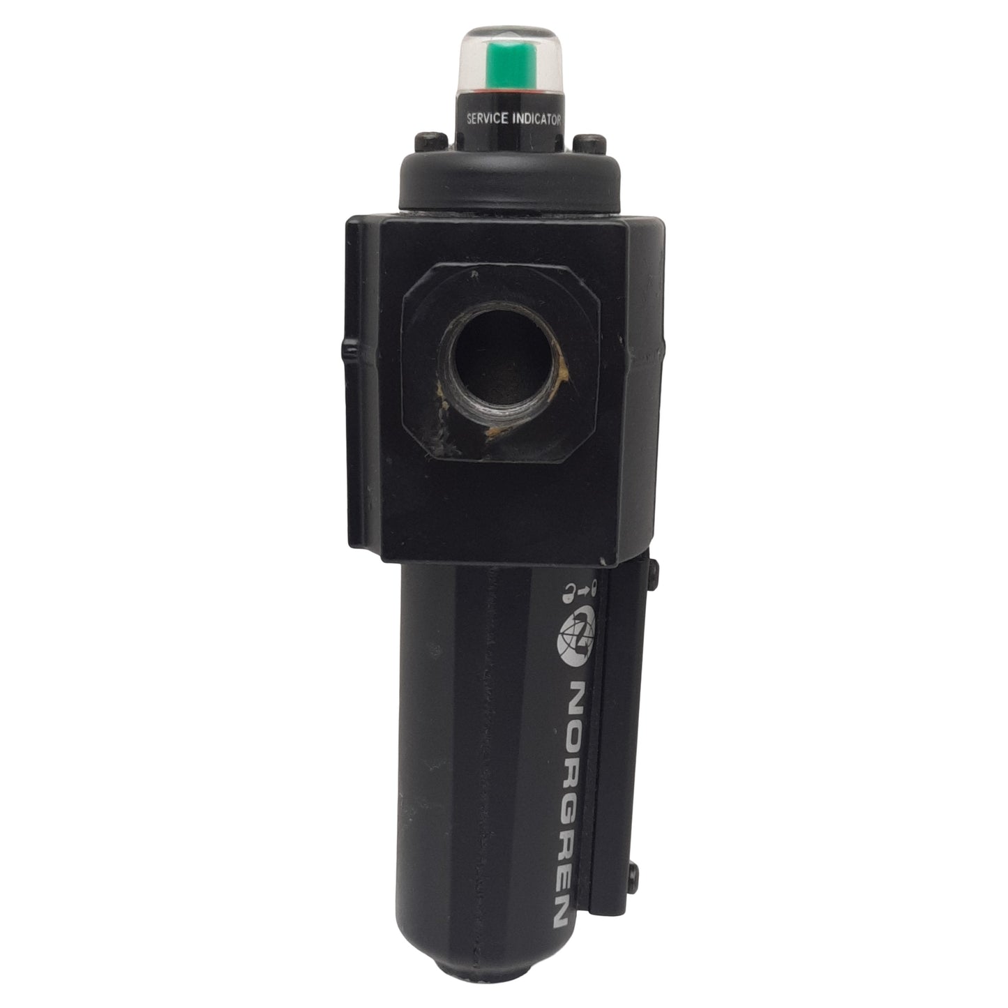Used Norgren F73C-4AD-AD0 Pneumatic Coalescing Filter, 0.01µm, 21.2Scfm, 250psi, 1/2"