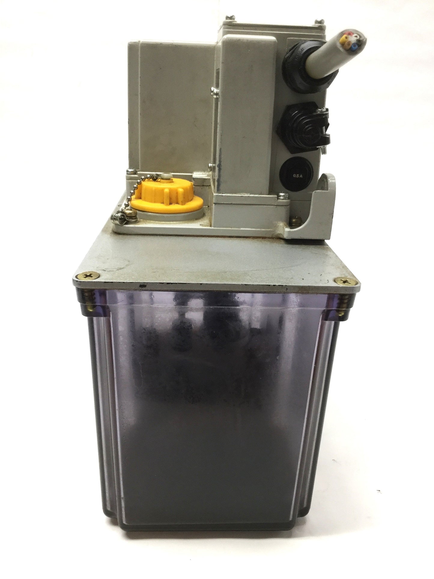 Used MYLUB-21 AMO-II-150S Automatic Machine Way Oil Lubrication 3L Pump System 200VAC