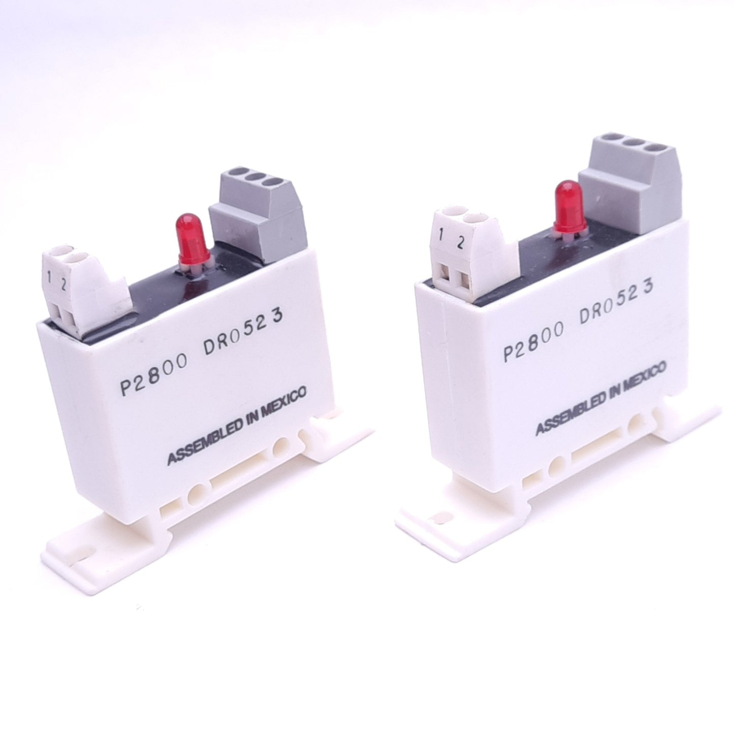 Used Lot of 2 Gordos DR-IDC5 Input I/O Relay Module, 3.3-32VDC In, 5/30VDC 50mA Out