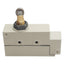 Used Omron ZE-022-2S Roller Plunger Limit Switch, SPDT, 480VAC/250VDC 15A, 1/2in NPT