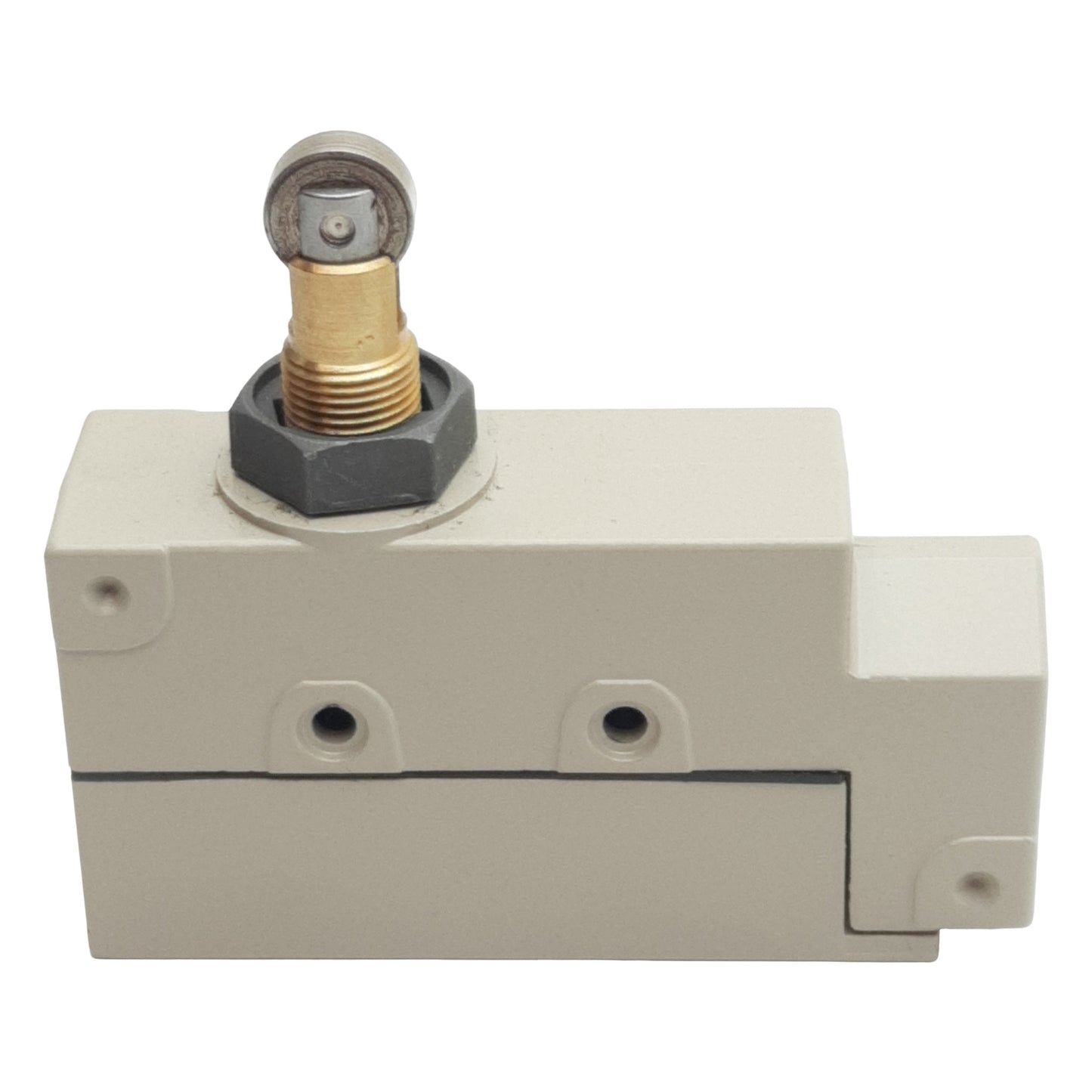 Used Omron ZE-022-2S Roller Plunger Limit Switch, SPDT, 480VAC/250VDC 15A, 1/2in NPT