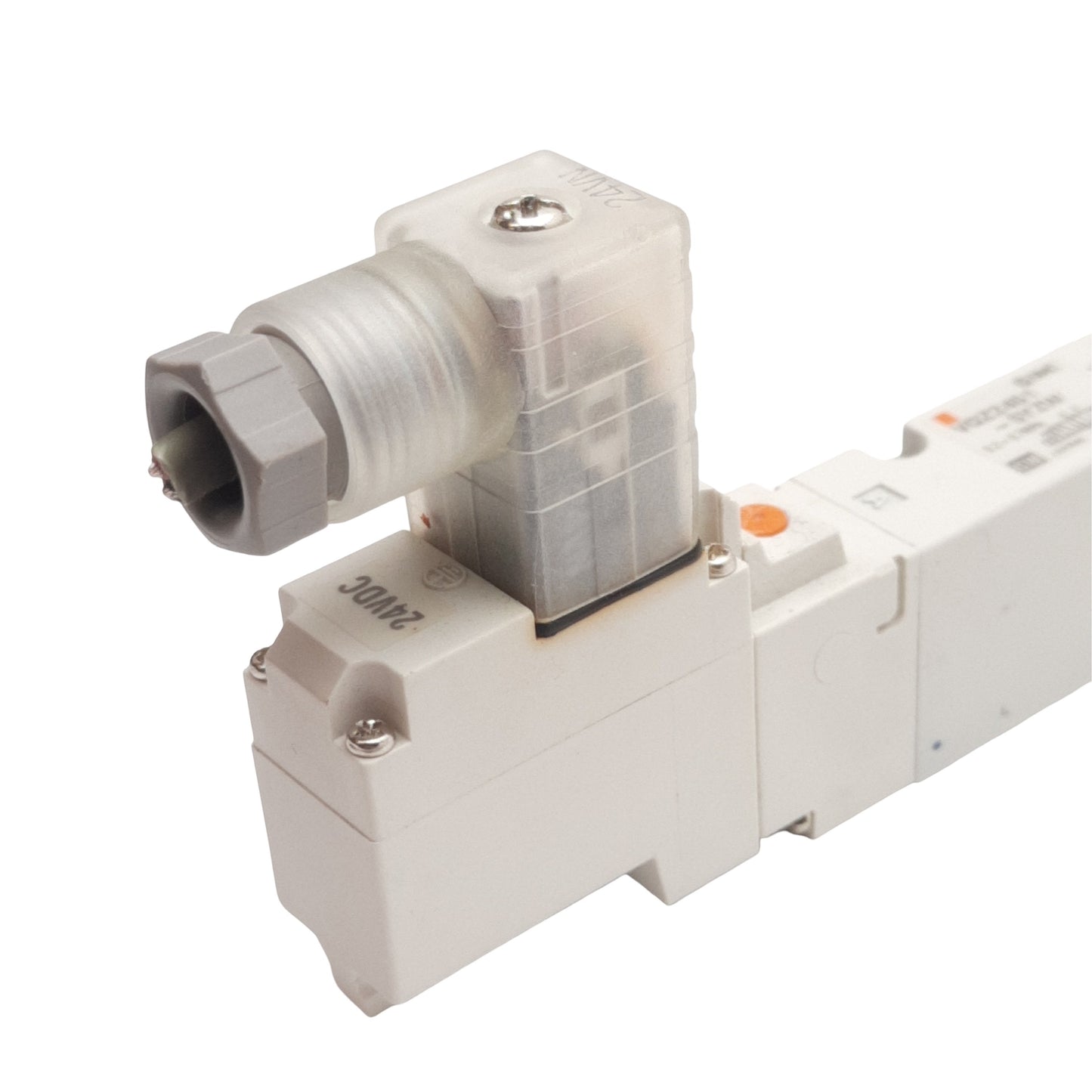 Used SMC VQZ2451-5YZW Pneumatic Valve, 3-Position 5-Port, 0.2-0.7MPa, 24VDC Coil
