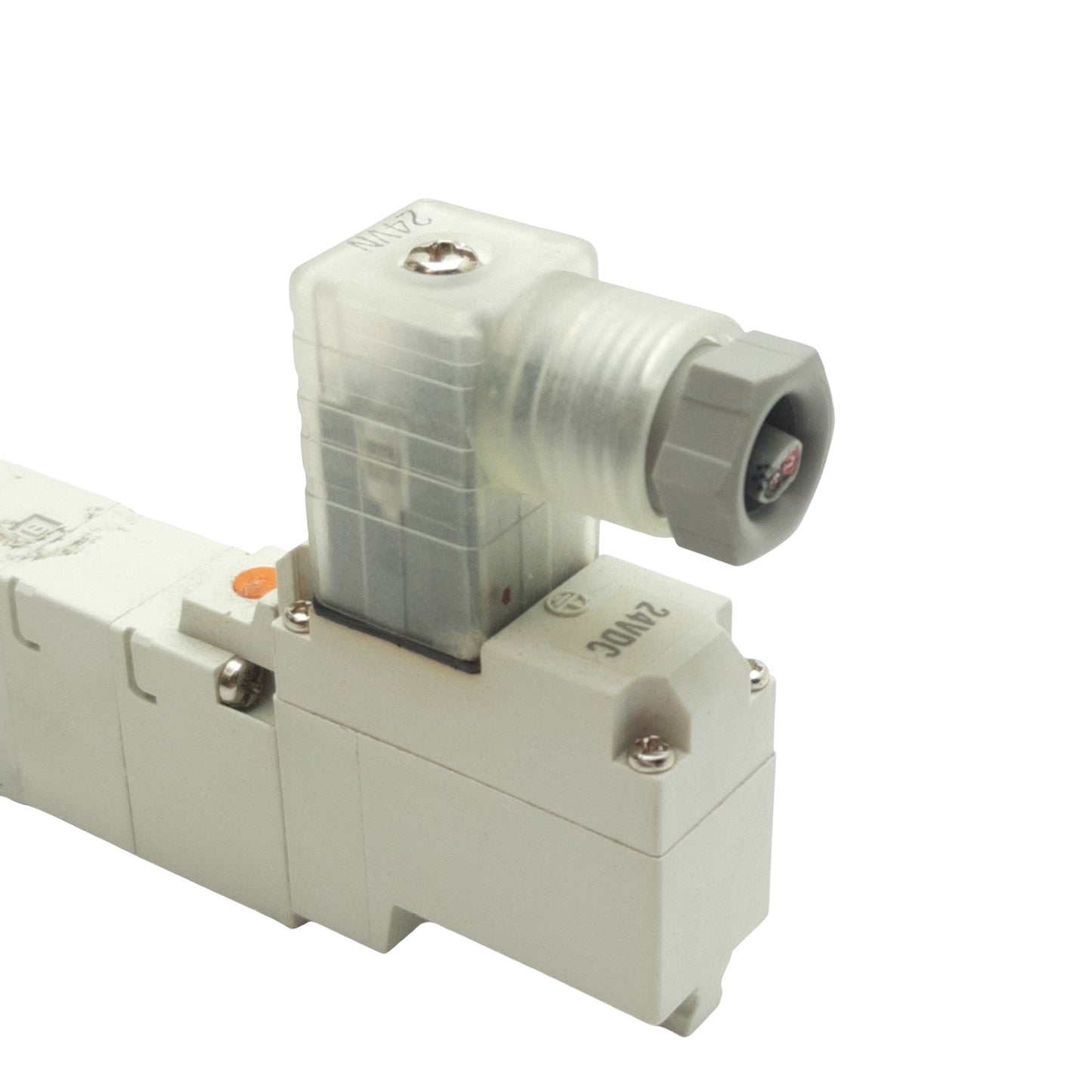 Used SMC VQZ2451-5YZW Pneumatic Valve, 3-Position 5-Port, 0.2-0.7MPa, 24VDC Coil