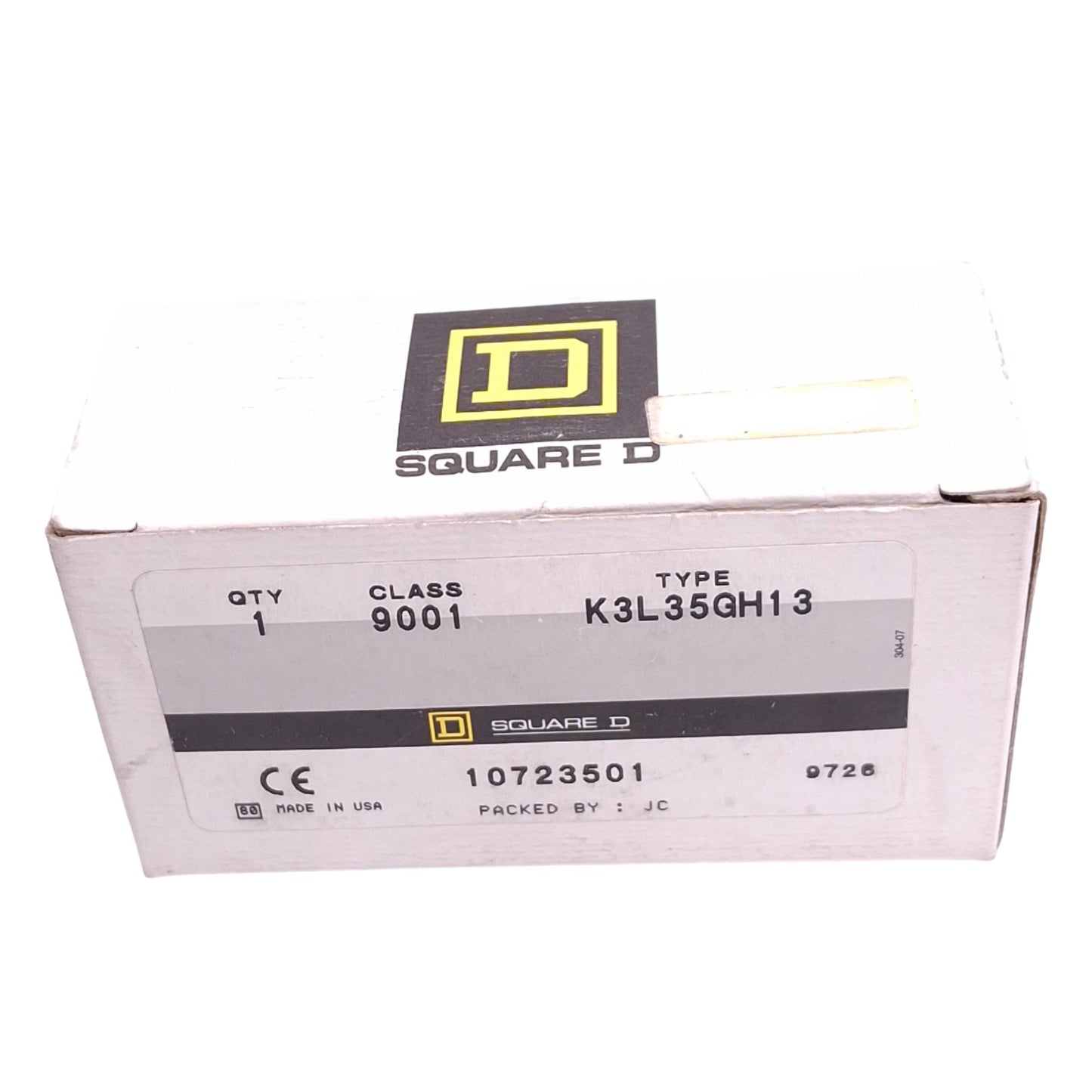 New Square D K3L35GH13 Green Illuminated Push Button, ø30mm, 1NO 1NC, 24V AC/DC Lamp