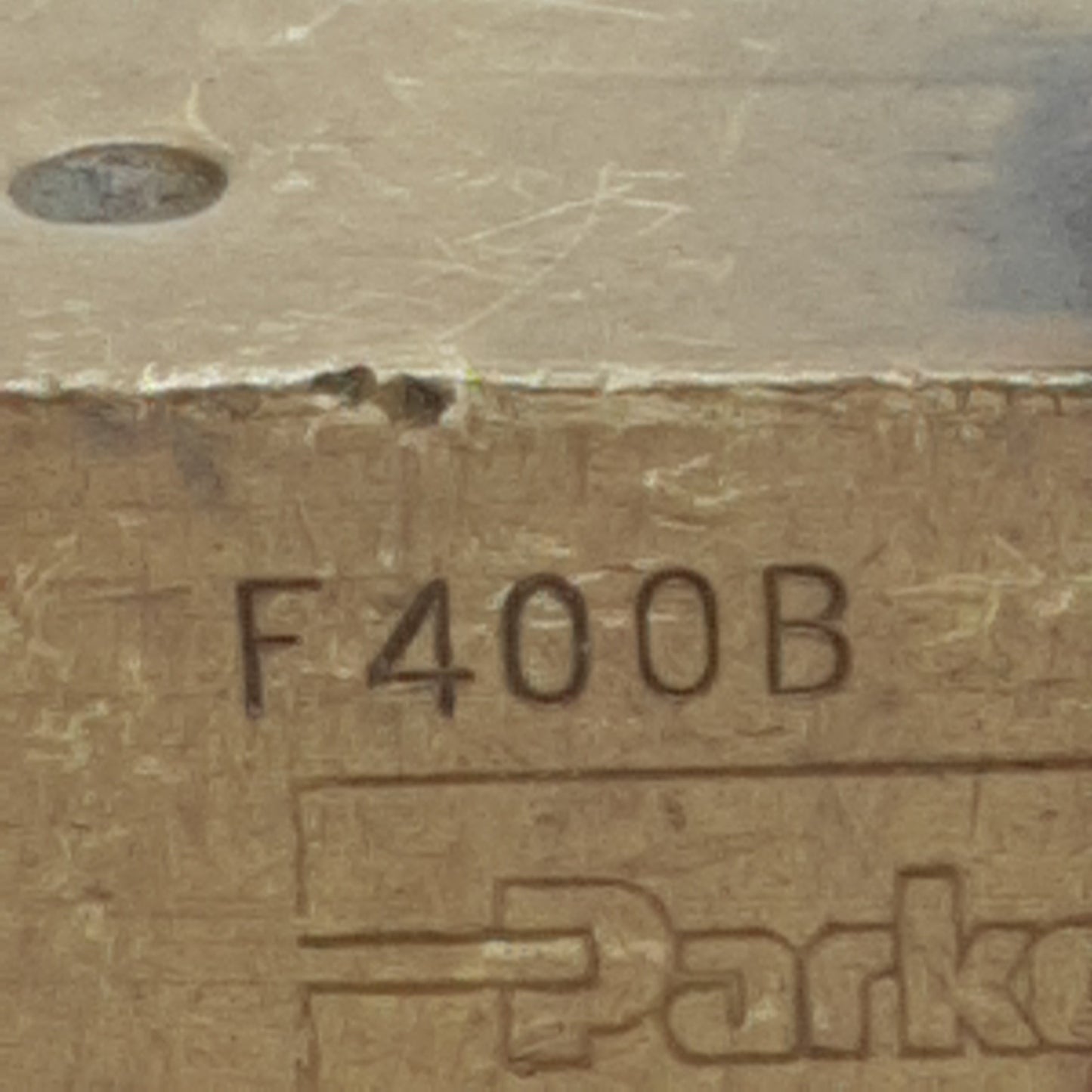 Used Parker F400B In-Line Flow Control Valve, 2000psi, 1/4in x 1/4in Female NPT, 5gpm