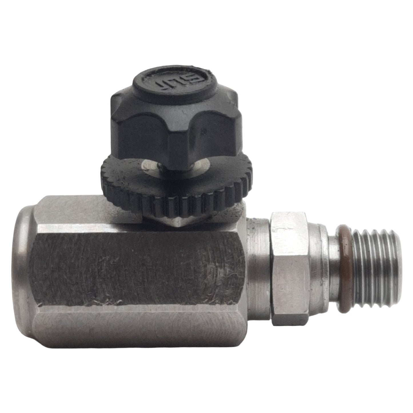 Used Sun Hydraulics NSABKXVAS Gauge Snubber, SAE-4 Male to NPTF 1/4in Female, 6000psi