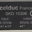 Used Celduc SKD10306 DC Solid-State Relay, 3-30VDC In, 60VDC 3A Out, DIN Rail