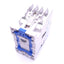 Used Cutler-Hammer D15CR40 Multipole Relay, 4NO, 600VAC 10A, 110/120VAC Coil