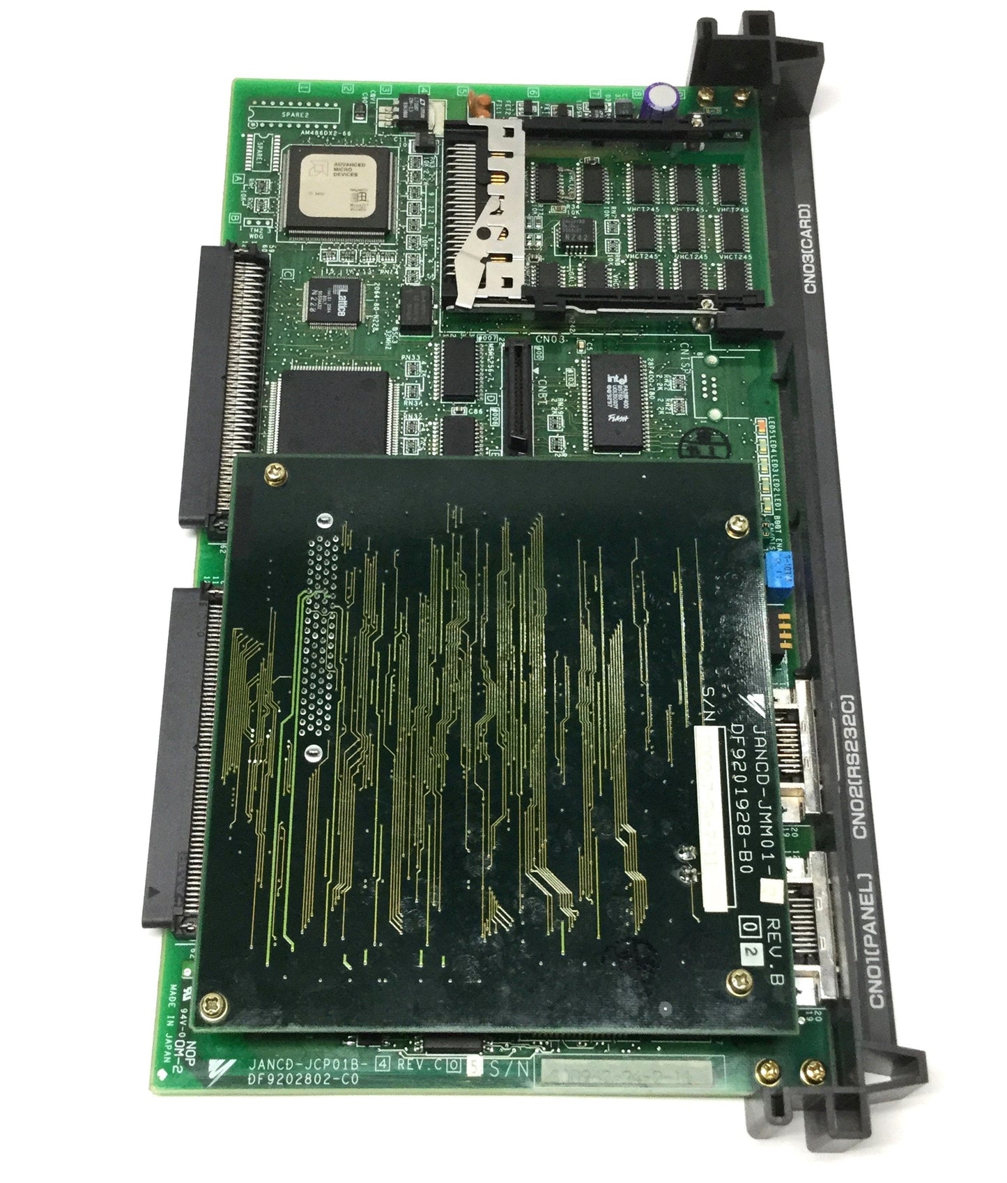 Used Yaskawa JANCD-JCP01B-4 & JMM01-2 YASNAC CNC Machining Control Board RS232C