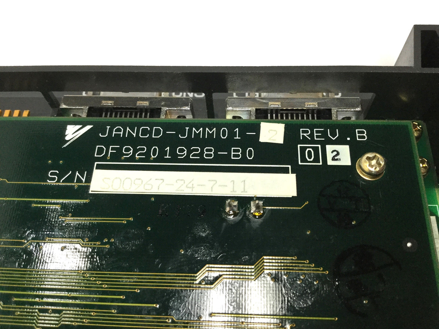 Used Yaskawa JANCD-JCP01B-4 & JMM01-2 YASNAC CNC Machining Control Board RS232C