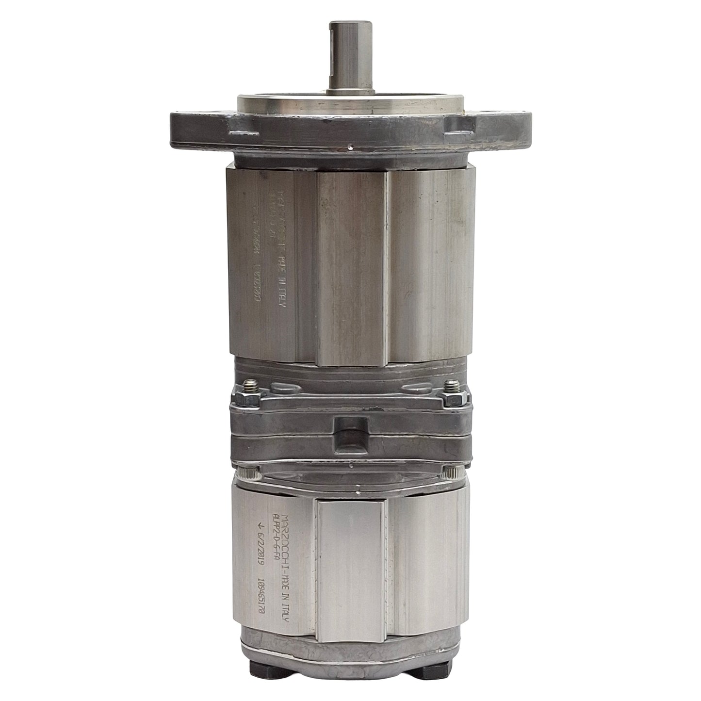 Used Marzocchi ALPA2A-D-20+ALPP2-D-6-FA Gear Pump, 250bar, 4000RPM, ORB-12 Ports