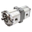 Used Marzocchi ALPA2A-D-20+ALPP2-D-6-FA Gear Pump, 250bar, 4000RPM, ORB-12 Ports