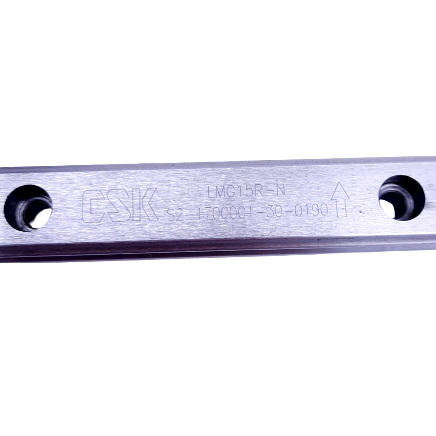 Used CSK LMG15T Linear Guide Block w/ LMG15R-N 15mm Rail, 1470mm Length, 18.9kN Max
