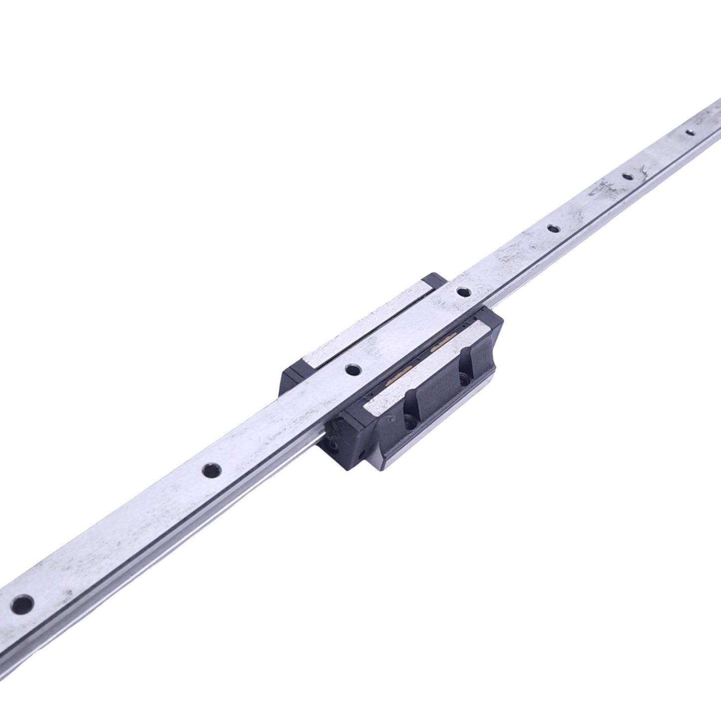 Used PMI SME15LEA-K Linear Guide Block w/ SME15R 15mm Rail, 1690mm Length, 27.5kN Max