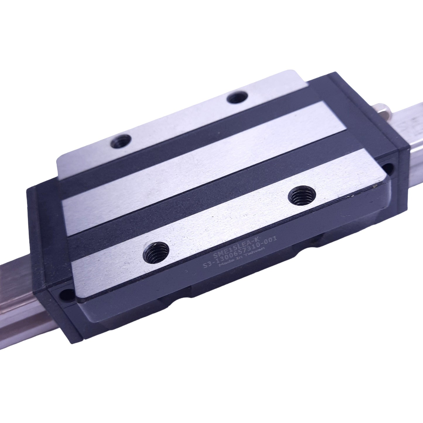 Used PMI SME15LEA-K Linear Guide Block w/ SME15R 15mm Rail, 1690mm Length, 27.5kN Max