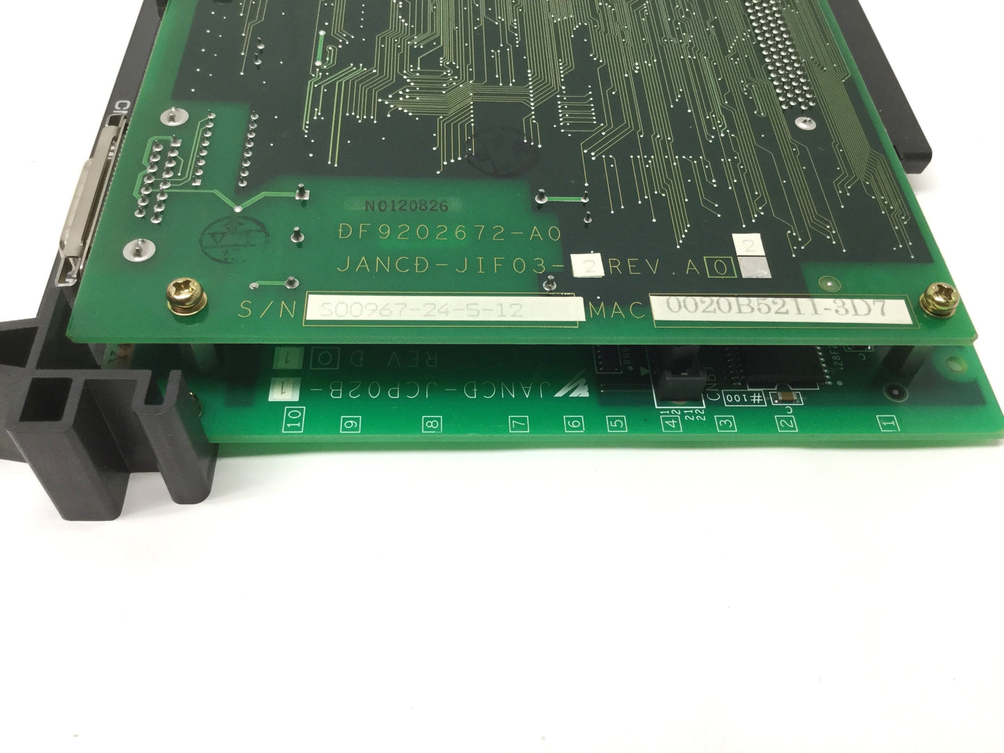 Used Yaskawa JANCD-JCP02B-1 & JIF03-2 YASNAC CNC Machining Control Board RS232C