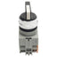 Used Idec ASW2L11 Lever Selector Switch, 2-Position 1N.O 1N.C, 10A 600VAC/VDC Contact