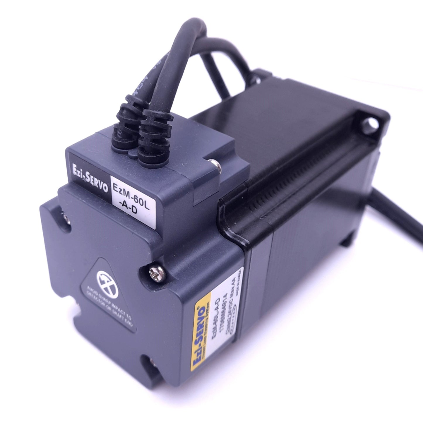 Used Fastech EzM-60L-A-D Ezi-Servo Stepping Motor, ø8mm Shaft, 60mm Flange, 24VDC 4A