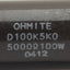Used Ohmite D100K5K0 Wirewound Resistor, 5kOhms, 100W, 2.845kV, 10% Tolerance