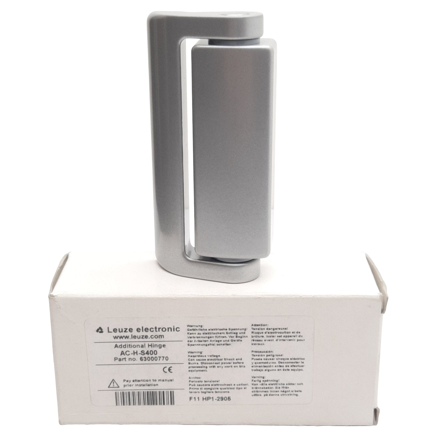 New Leuze Electronic AC-H-S400 Additional Hinge 100.6 x 49 x 22.5mm, For S400 Series