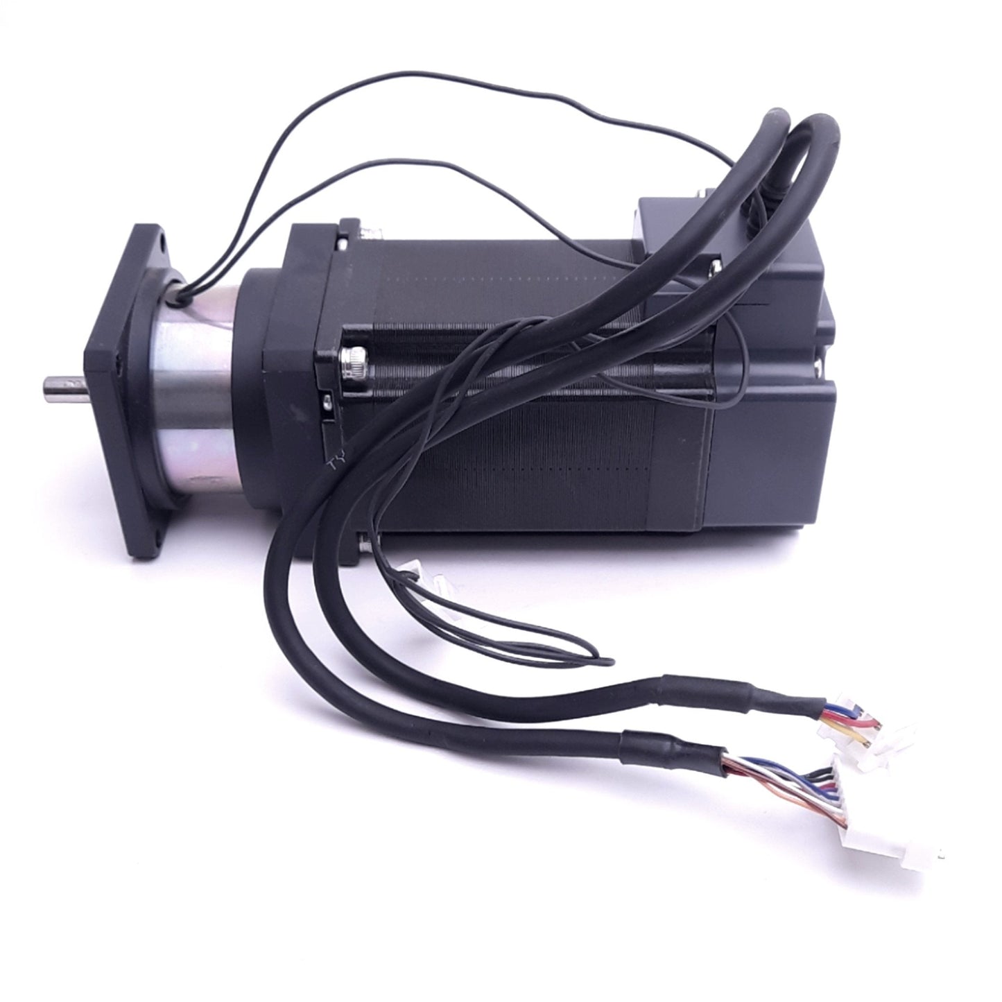 Used Fastech EzM-56L-A-D-BK Stepping Motor w/ Brake, ø6.35mm Shaft, 24VDC, 4A Max