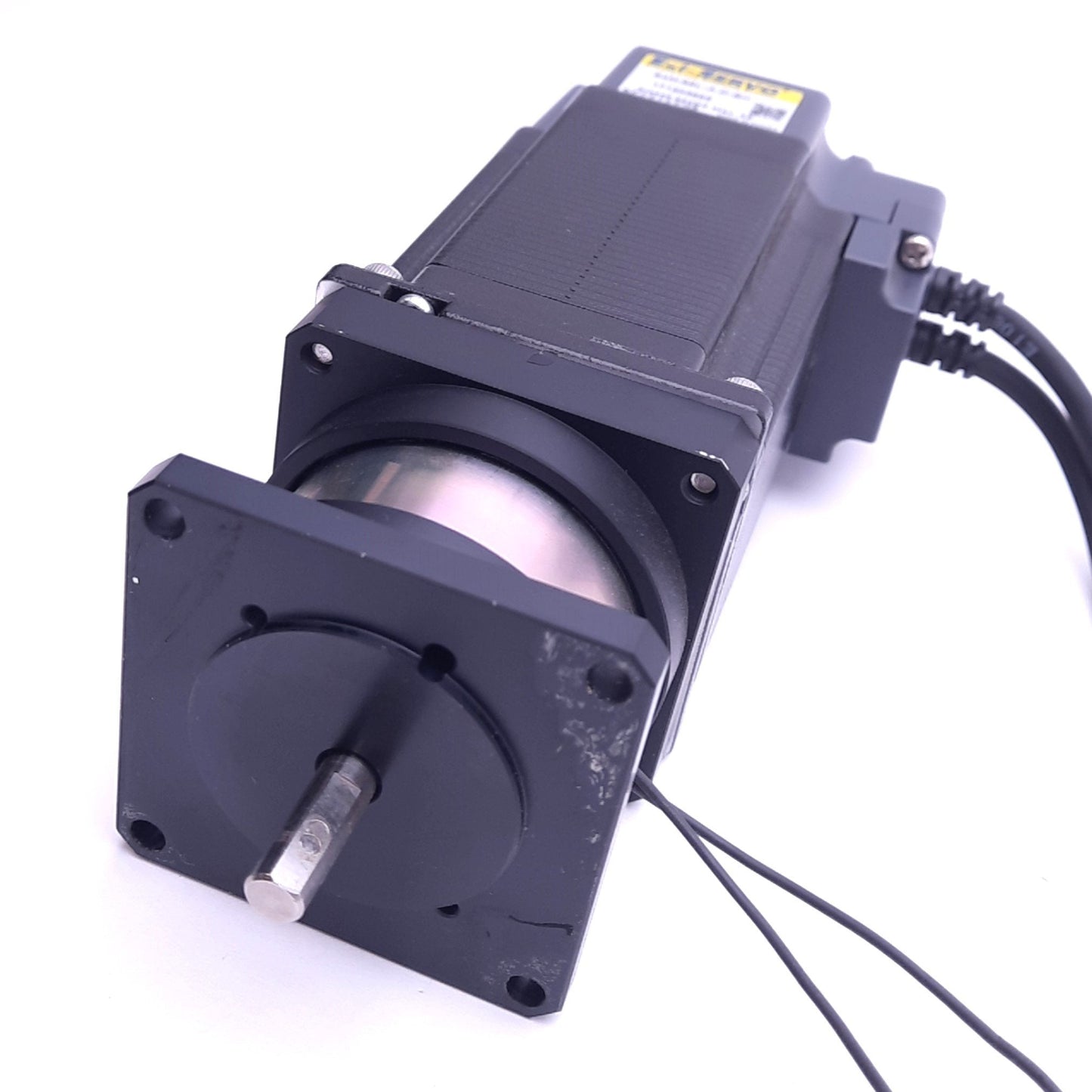 Used Fastech EzM-56L-A-D-BK Stepping Motor w/ Brake, ø6.35mm Shaft, 24VDC, 4A Max