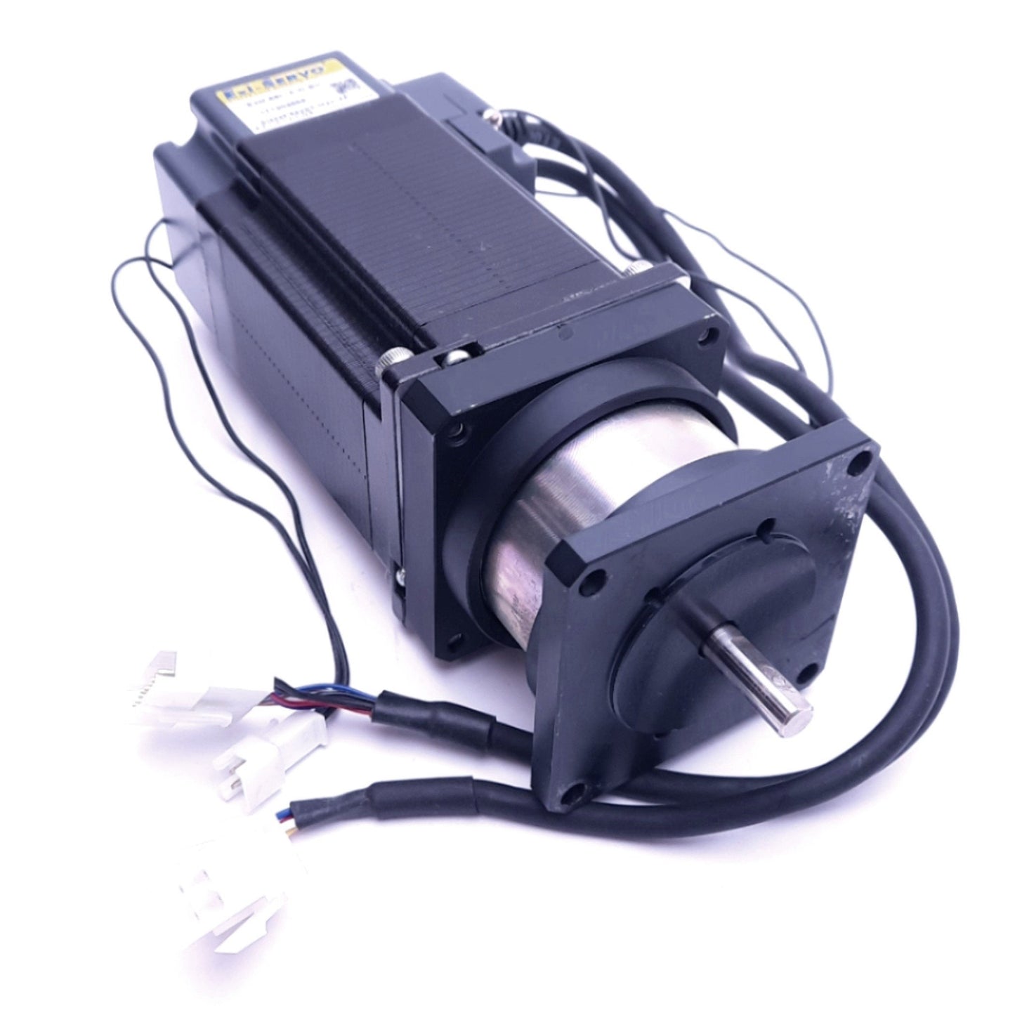 Used Fastech EzM-56L-A-D-BK Stepping Motor w/ Brake, ø6.35mm Shaft, 24VDC, 4A Max