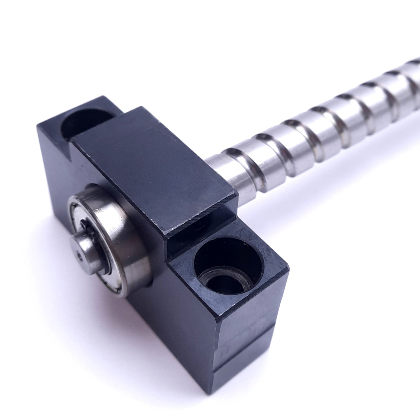 Used Hansan C5 17 702811 Linear Ball Screw Assembly, ø15mm, 10mm Lead, 575mm Stroke