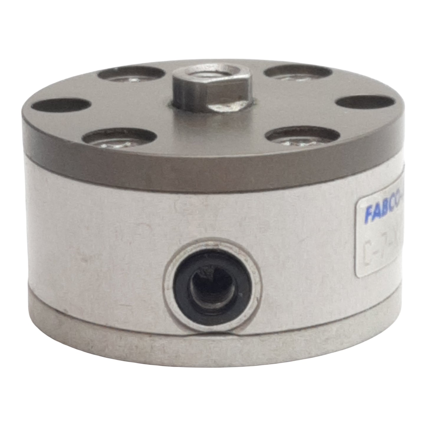 Used Fabco-Air C-7-X Compact Pneumatic Cylinder, ø19.1mm Bore, 6.35mm Stroke, 250psi