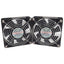 Used Lot of 2 Suntronix SJ1225HA1 Axial Fan, 110-120VAC 0.18A, 76cfm, 2700rpm, 14/16W