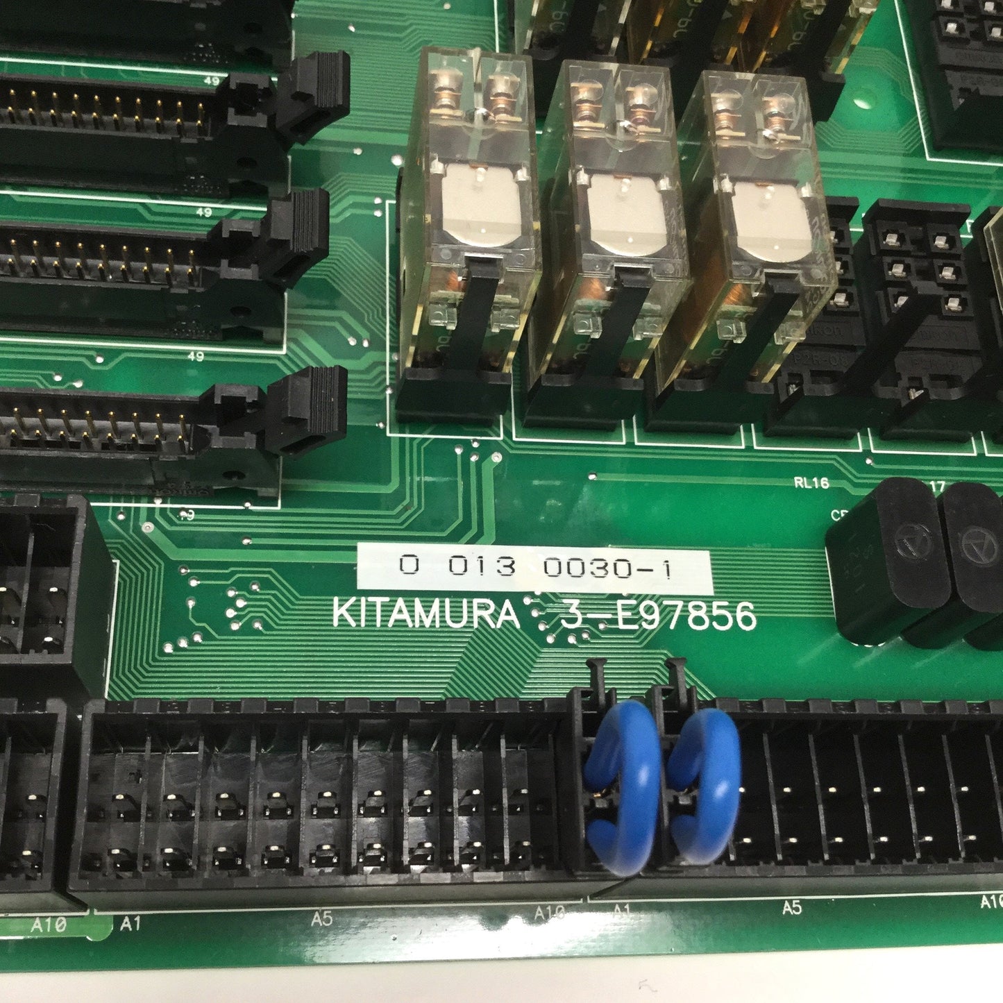 Used Kitamura 3-E97856 I/O Relay Board from Mycenter 1Xi CNC Machining Center