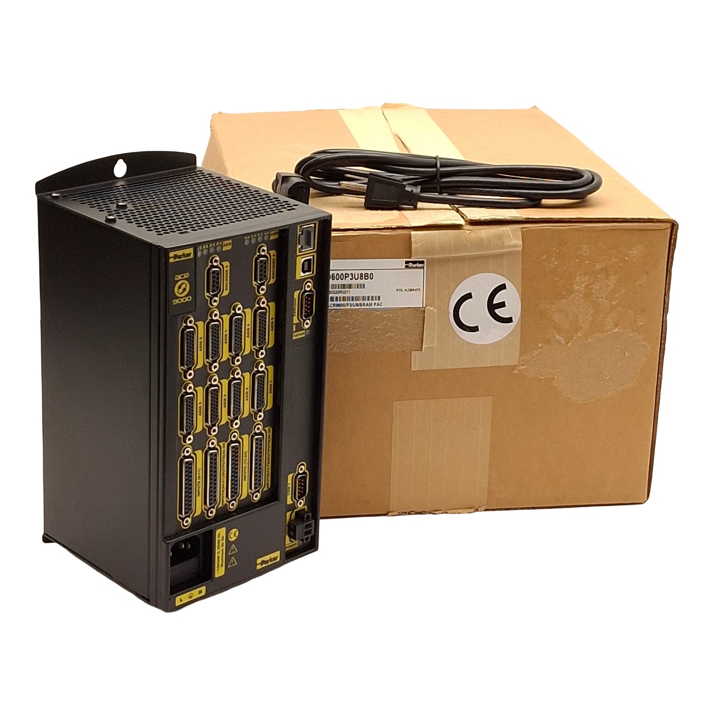 New Parker 9600P3U8B0 ACR9000 Motion Controller, 8-Axis, RS232/422, 120/240VAC