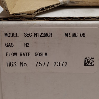 New Horiba Stec SEC-N122MGR Nitrogen Mass Flow Controller 50SLM 50-300kPa 1/4" VCR
