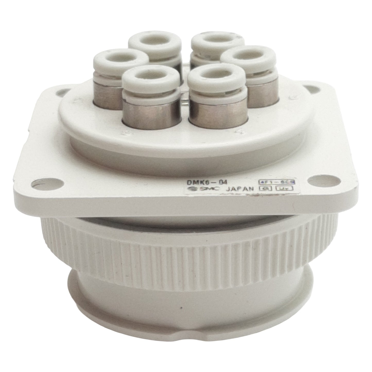 Used SMC DMK6-04 Pneumatic Multi-Connector Fitting, Six ø4mm One-Touch Ports, 1MPa