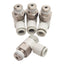 Used Lot of 4 SMC AS2201F-N01-06 Pneumatic Elbow Fitting, ø6mm Tube, 1/8in NPT, 1MPa