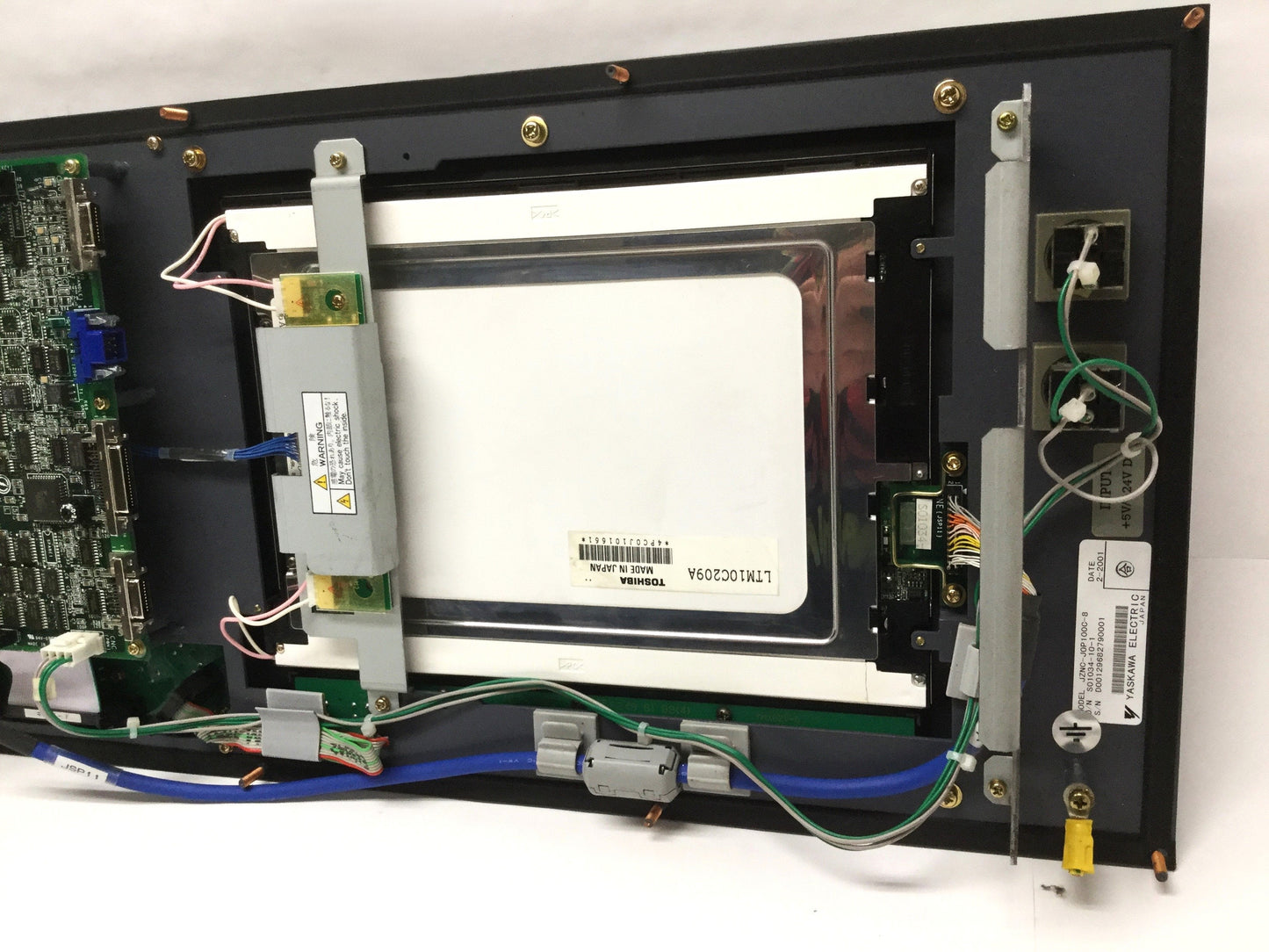 Used Yaskawa JZNC-JOP100C-8 YASNAC LCD Panel Operator Interface from Mycenter 1Xi CNC