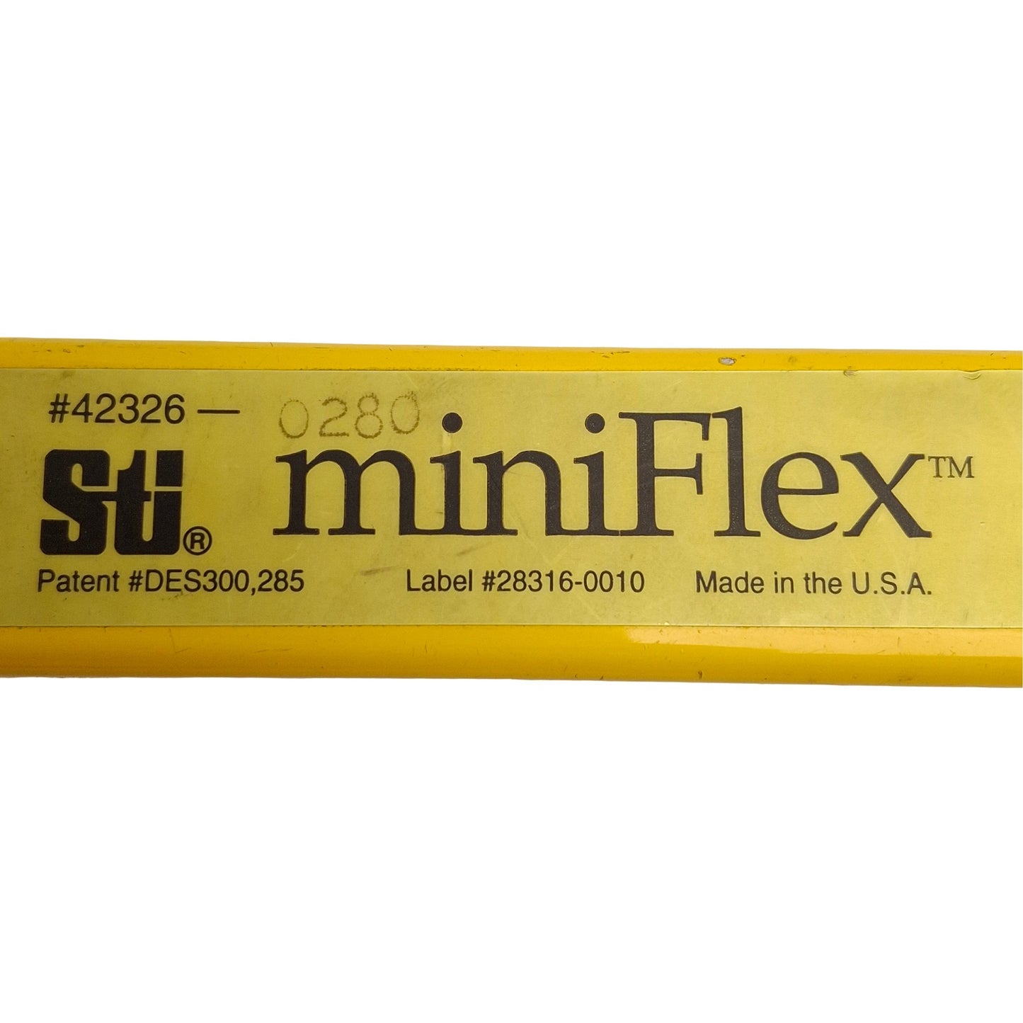 Used Omron Sti 42326-0280 miniFlex Light Curtain Reflector/Mirror, 30in x 2in