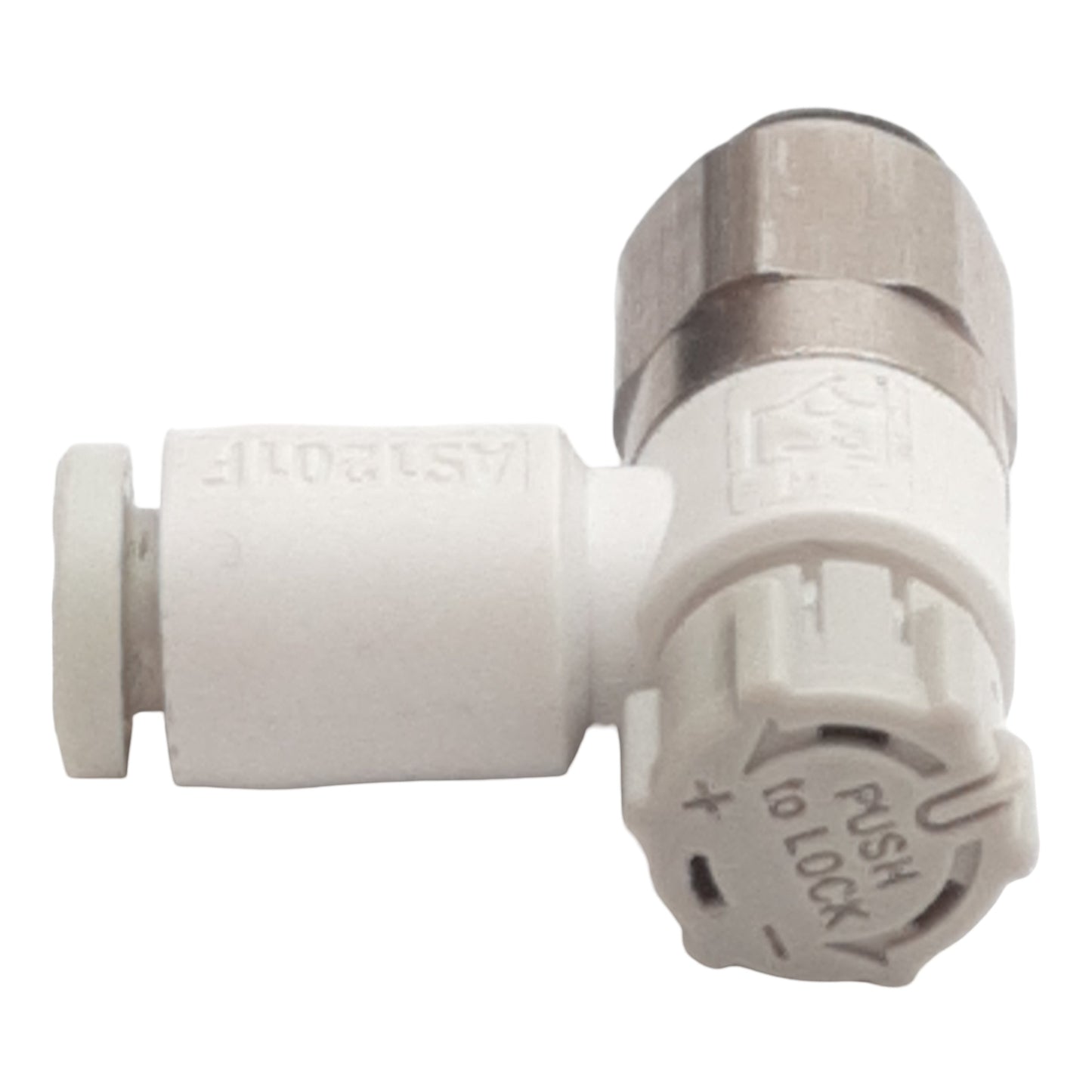 Used Lot of 2 SMC AS1201FG-M5-04A Pneumatic Elbow Fitting, ø4mm Tube, M5 Male, 1MPa